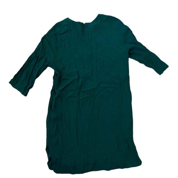 Stockholm atelier & other stories emerald green shift dress 3/4 length 12 - Picture 2 of 5